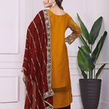 PLUS SIZE FRENDY SILK SUIT