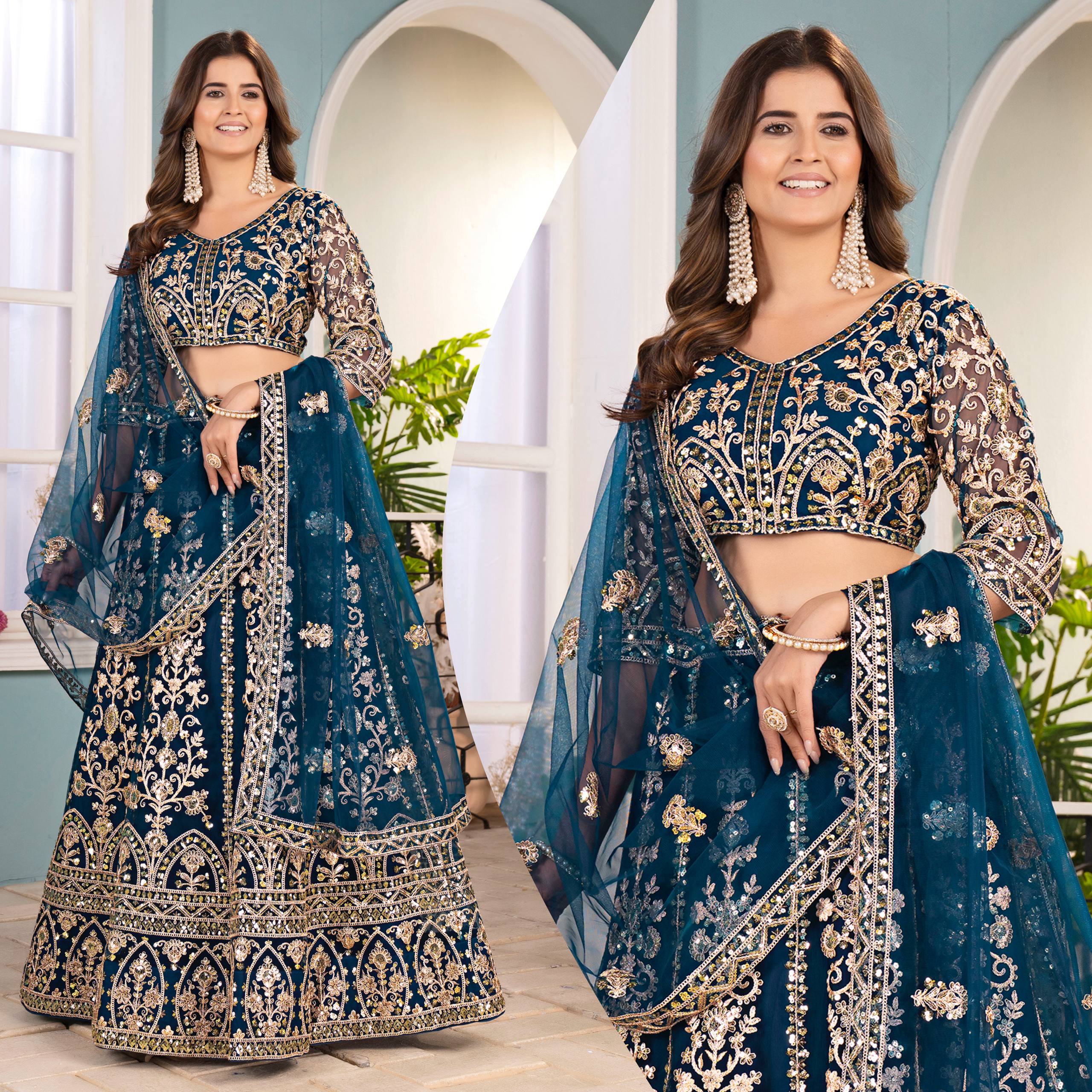 DESIGNER PLUS SIZE LENGA CHOLI 5126