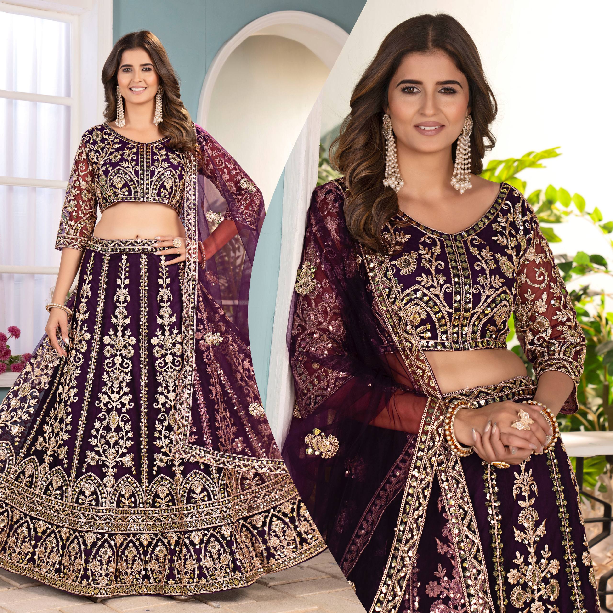DESIGNER PLUS SIZE LENGA CHOLI 5126