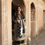 PLUS SIZE Elegant Embroidered Sequence with Rivet Moti Work Designer SALWAR Set