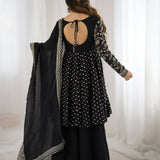 plus size crunchy plazo sarara suit