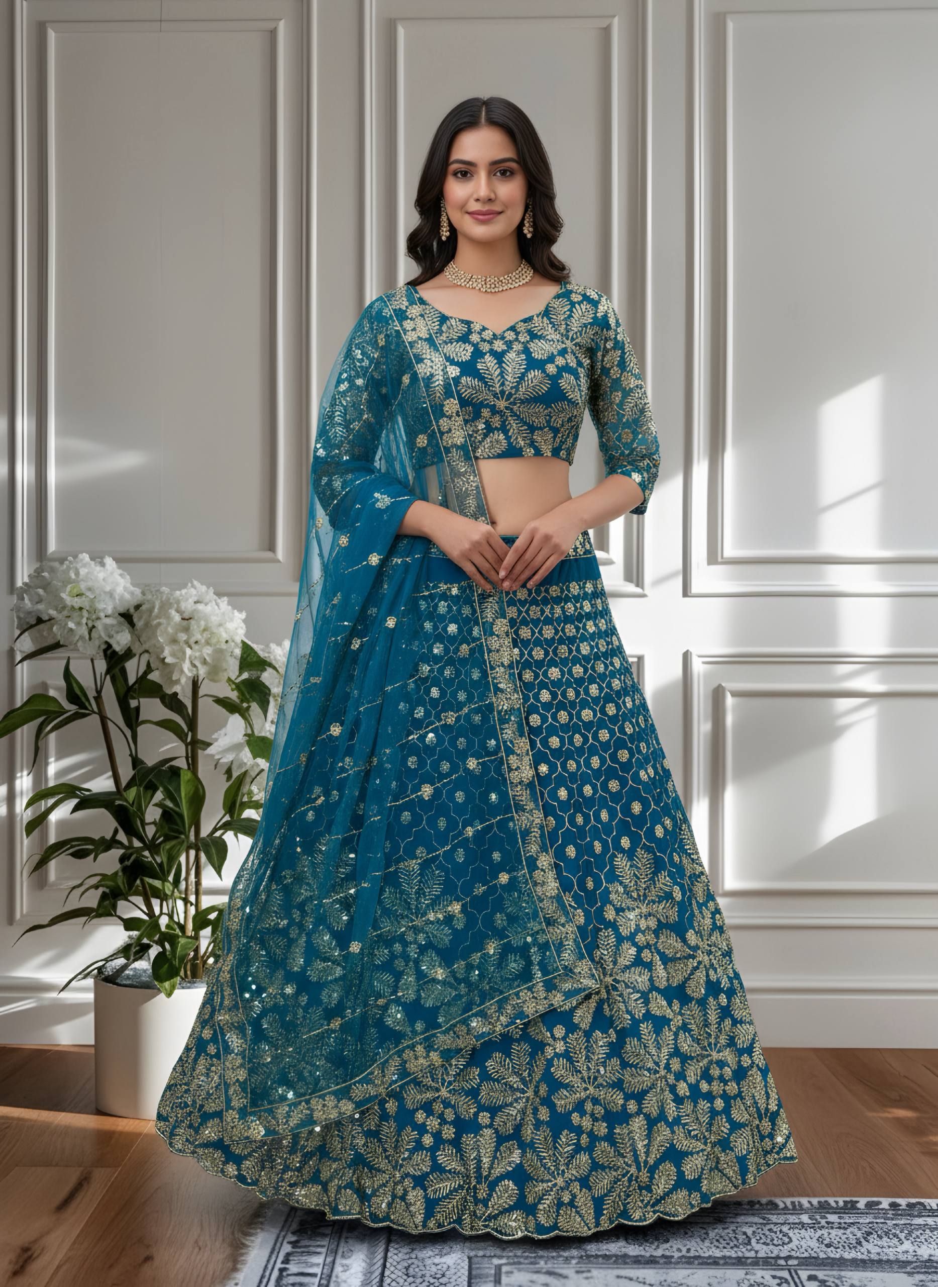 Designer Plus Size  Lehenga Choli