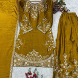 PLUS SIZE PARTY WEAR PLAZZO SUIT