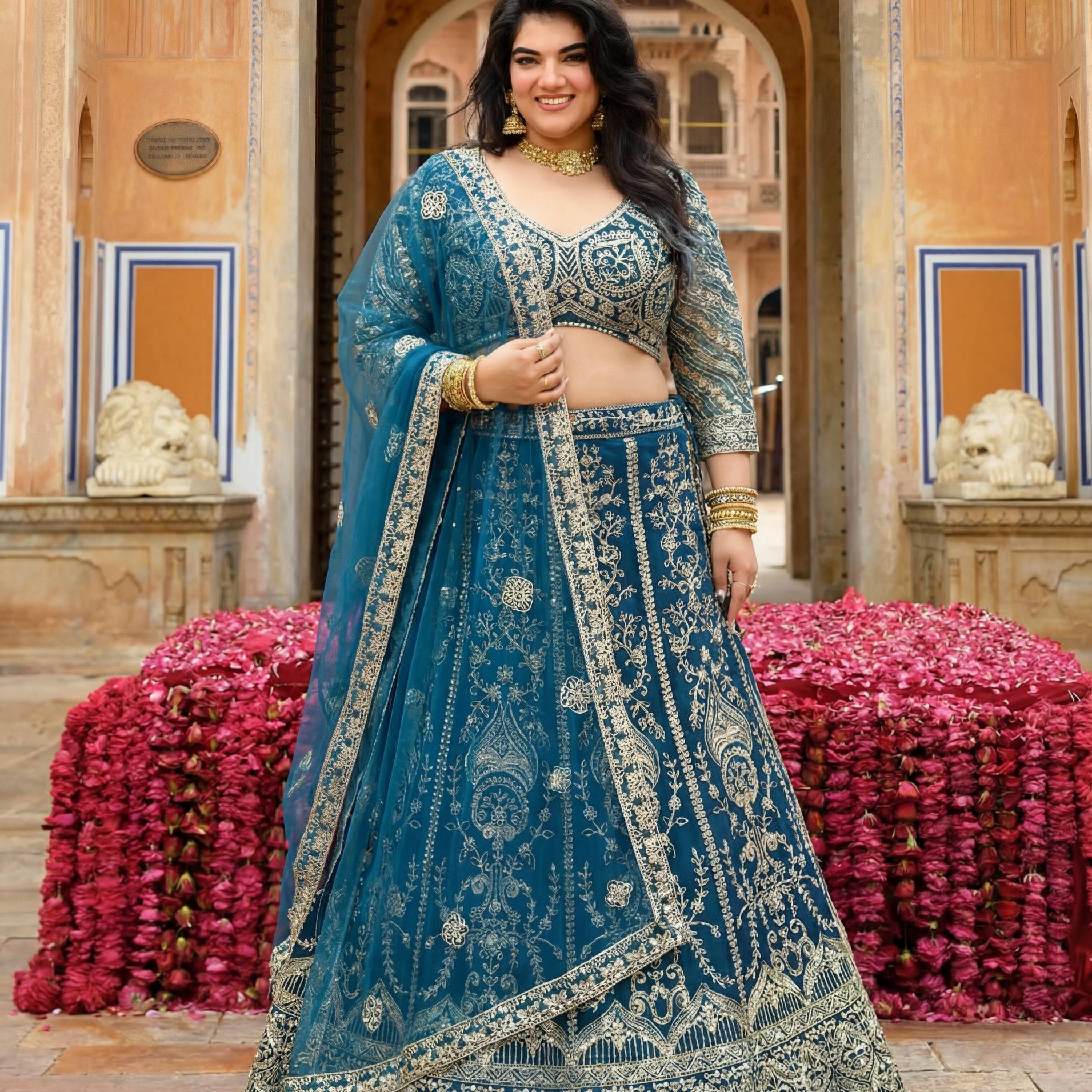 designer PLUS SIZE  Lehenga Choli