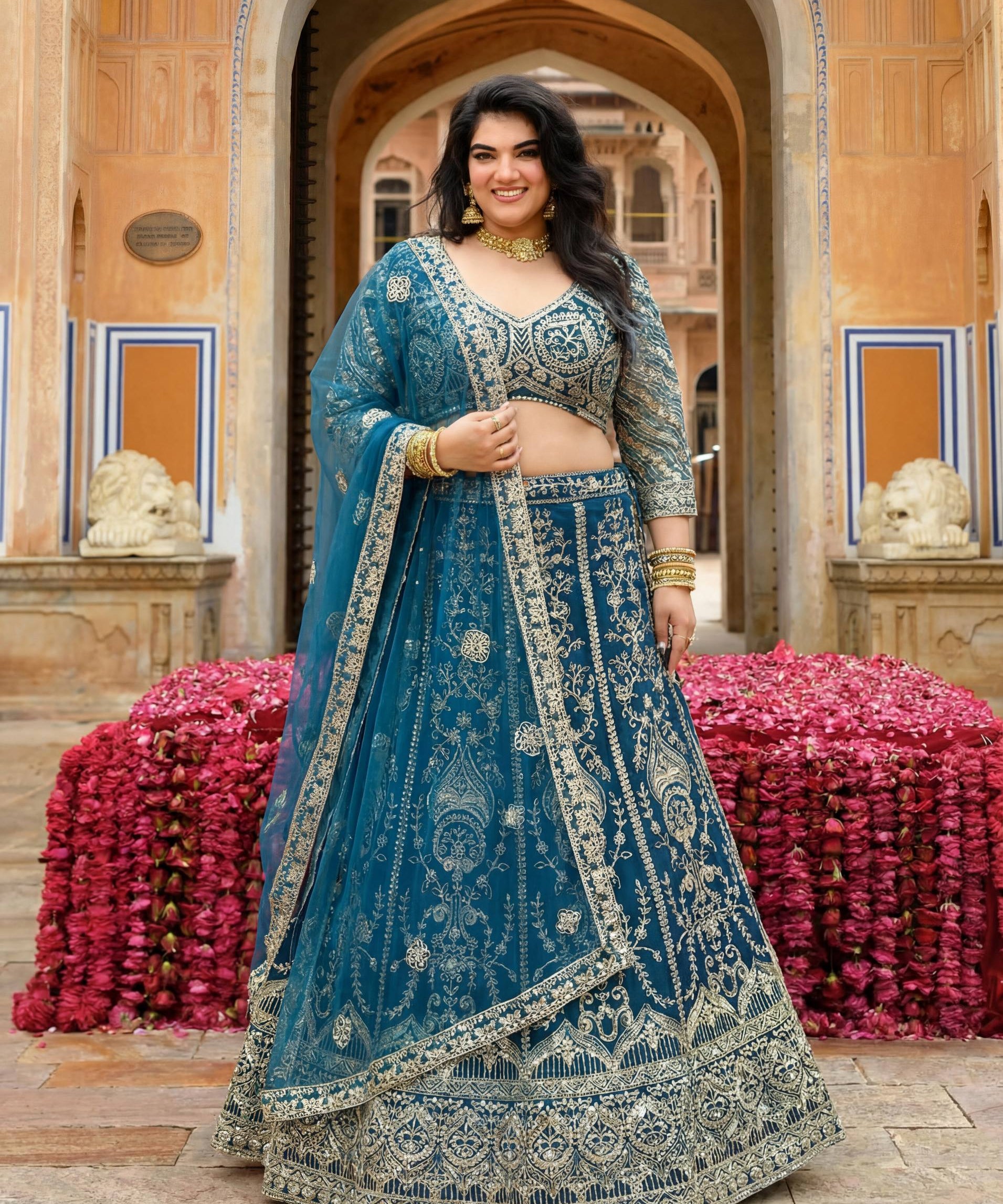 designer PLUS SIZE  Lehenga Choli
