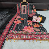 PLUS SIZE MIRROR WORK PAKISTANI SUIT