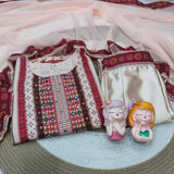 PLUS SIZE MIRROR WORK PAKISTANI SUIT