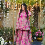 PLUS SIZE SHARARA SUIT