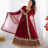 Georgette Salwar - Size S