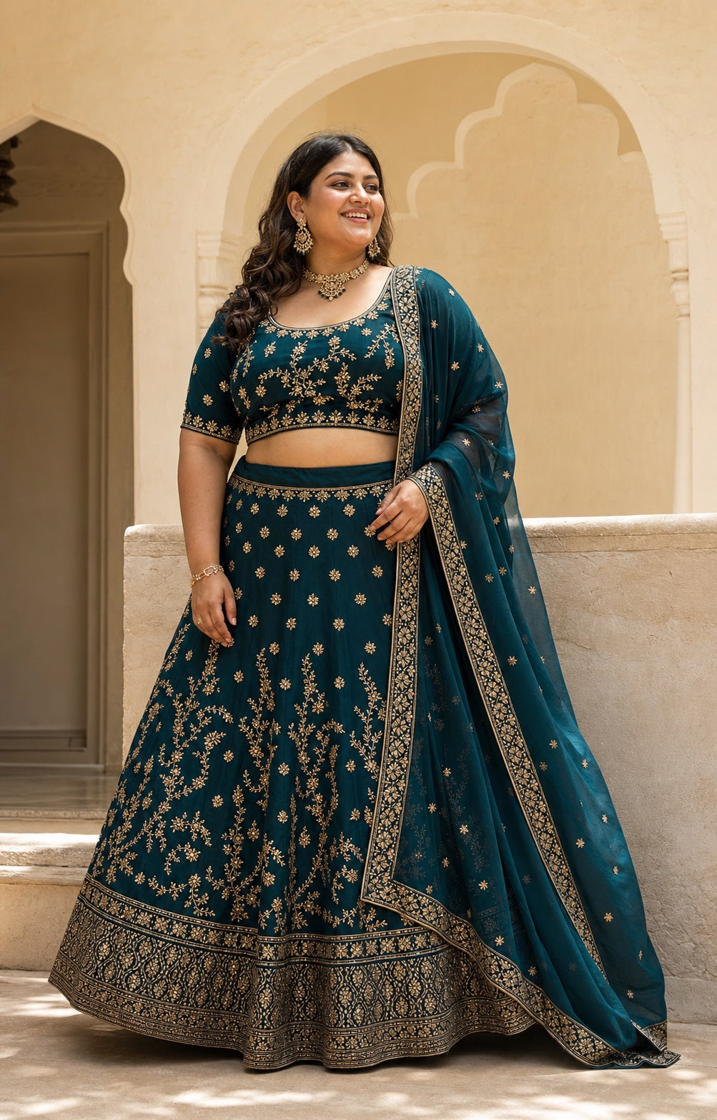 Plus Size Lehengas