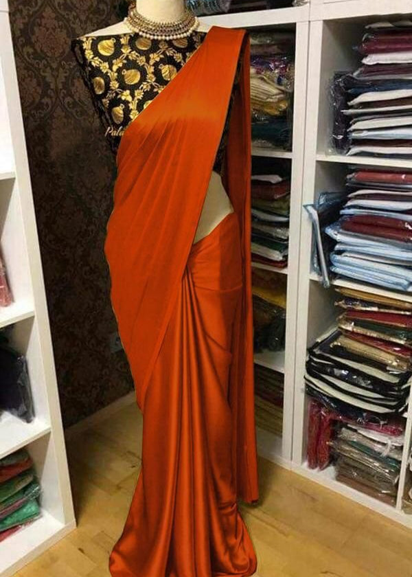 Fancy Satin Silk Saree